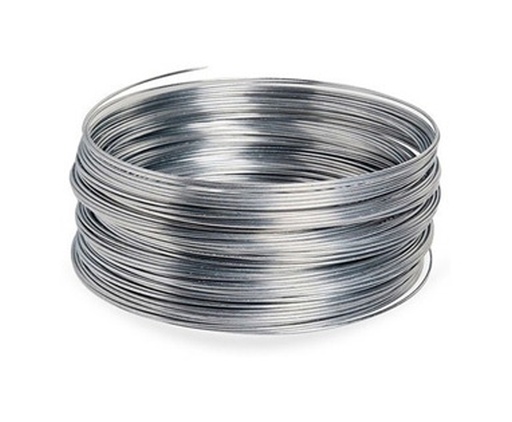 ALAMBRE GALVANIZADO LISO CALIBRE 17.50 P/ROLLO 1KG C/U BOBINA DE 15KG MARCA DESICA