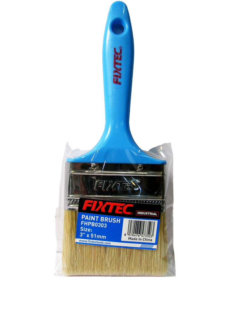BROCHA DE PINTURA CON MANGO DE PLÁSTICO  3'51MM MARCA FIXTEC 