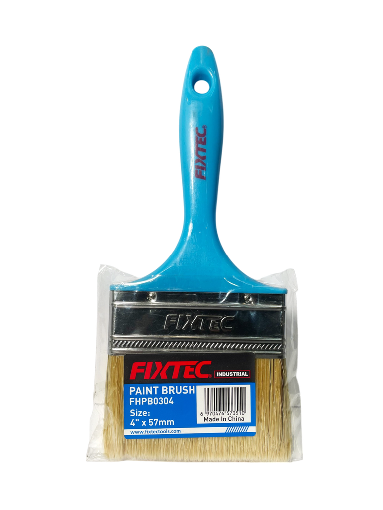 BROCHA DE PINTURA CON MANGO DE PLÁSTICO 4'X57MM MARCA FIXTEC