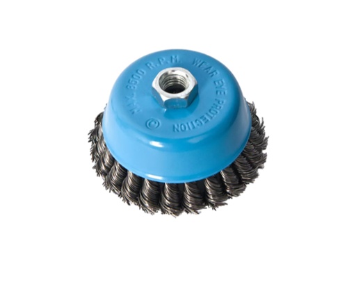 CEPILLO ALAMBRE COPA CON TUERCA 75MM 3' MARCA FIXTEC