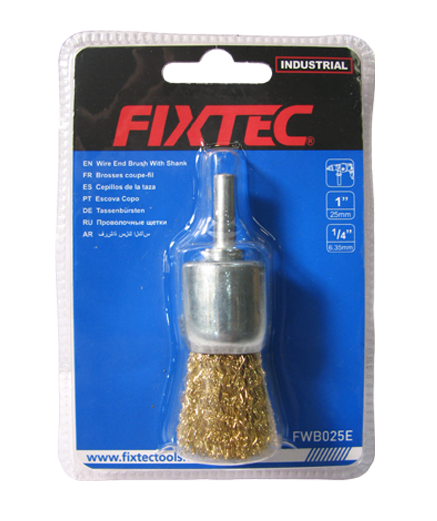 COPA DE ALAMBRE CON EXTENSION 25MM 1' MARCA FIXTEC