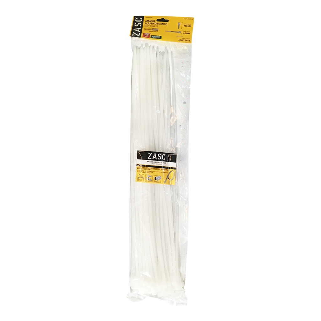 TIRRAP BLANCO 45CM MARCA ZASC