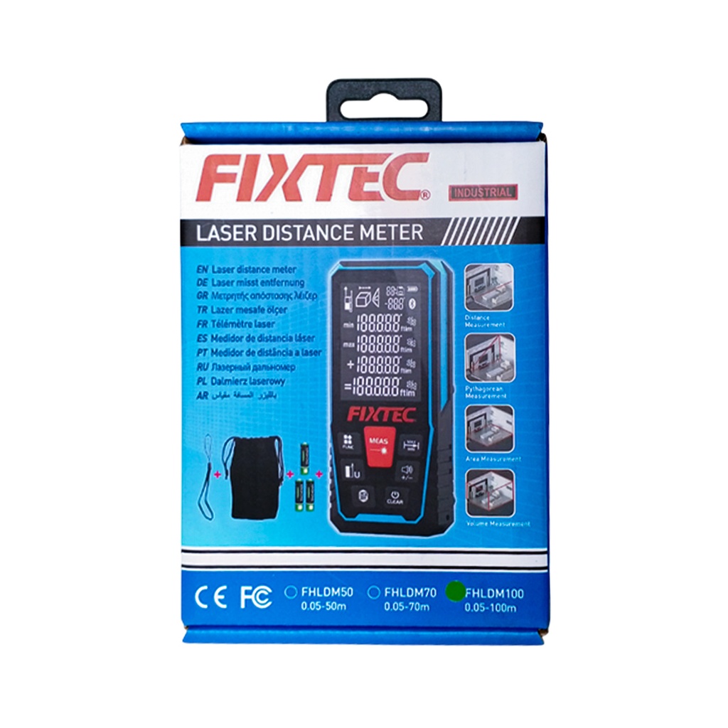MEDIDOR DE DISTANCIA LÁSER 100MTROS MARCA FIXTEC