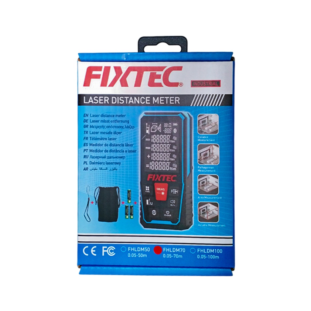 MEDIDOR DE DISTANCIA LÁSER 70MTROS MARCA FIXTEC