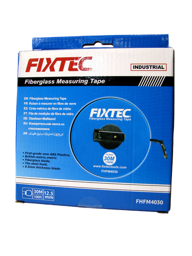 [FHFM4030] CINTA METRICA DE FIBRA DE VIDRIO 30MTS MARCA FIXTEC