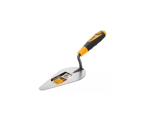 [HN-41053] CUCHARA DE ALBAÑIL C/MANGO ERGONÓMICO PUNTA REDONDA 200mm 8' MARCA TOLSEN