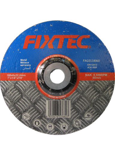[FAGD118060] DISCO DE DESBASTE 7'180*6*22,2mm MARCA FIXTEC