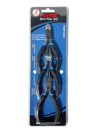 [FHMPS003] JUEGO DE MINI ALICATES DE 3 PIEZAS MARCA FIXTEC