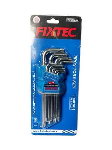 [FHHK2019] LLAVE ALLEN TORX 9PCS T10-T50 MARCA FIXTEC