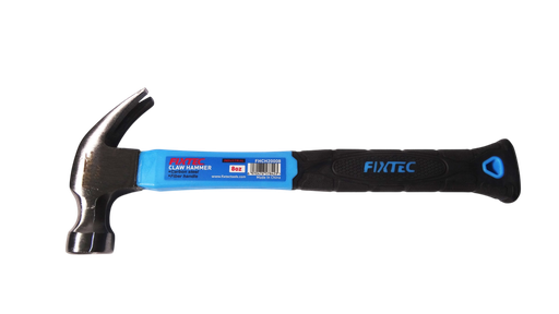[FHCH20008] MARTILLO CON MANGO DE FIBRA 8OZ MARCA FIXTEC