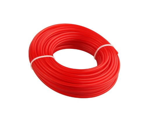 [HN-77656] NYLON DE DESMALEZADORA REDONDO COLOR ROJO 2.70mmX15MTrs MARCA TOLSEN