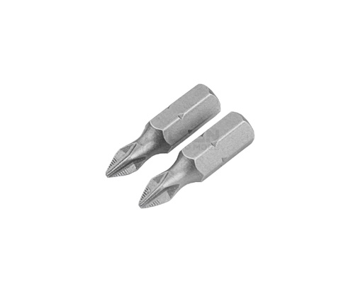 [HN-20213] SET DE 2 PZAS DE PUNTAS ESTRÍA PH2 x 25mm INDUSTRIAL MARCA TOLSEN