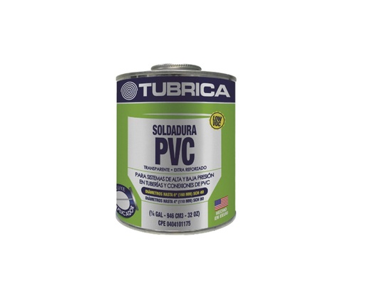 [HN-1000000413] SOLDADURA LIQUIDA PVC 59ML MARCA TUBRICA