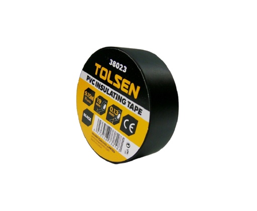 [HN-38023] TEIPE NEGRO 0.13 x 19mm x 9.15mtrs  MARCA TOLSEN