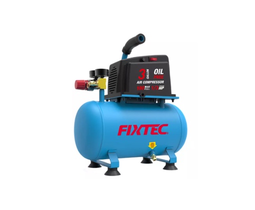 [FAC03012SU] COMPRESOR DE AIRE LIBRE DE ACEITE 3 GALONES 300W, 120V MARCA FIXTEC
