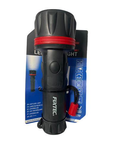 [FL0107P] LINTERNA LED DE 196MM,30ML MARCA FIXTEC