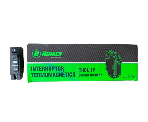 [HN027-THQL1P15] BREAKER INDIVIDUAL PARA EMPOTRAR (1P X 15A) 120/240VA MARCA HINACA