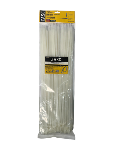 [ZCT 5,2X400MMW] TIRRAP BLANCO 40CM MARCA ZASC