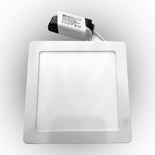 [HN060-CS12W] PANEL LED CUADRADO SUPERFICIAL LUZ BLANCA 12W MARCA FENACA