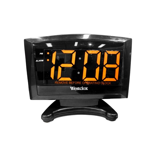 [6282222] RELOJ ALARMA DE PLASMA DE FÁCIL LECTURA 4,6 CM