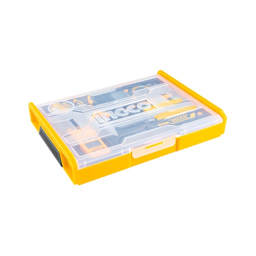 [HKTV01T071] SET ORGANIZADOR + 7 HERRAMIENTAS ELECTRICISTA MARCA INGCO