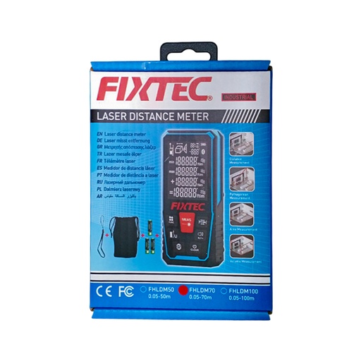 [FHLDM70] MEDIDOR DE DISTANCIA LÁSER 70MTROS MARCA FIXTEC