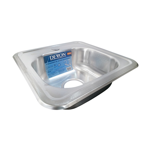 [HN-WS3838] FREGADERO DE ACERO INOXIDABLE 380X380X150MM MARCA DEVON